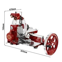 BERKEL | Schwungradmaschine B114 - Messer: Ø 319mm - Rot