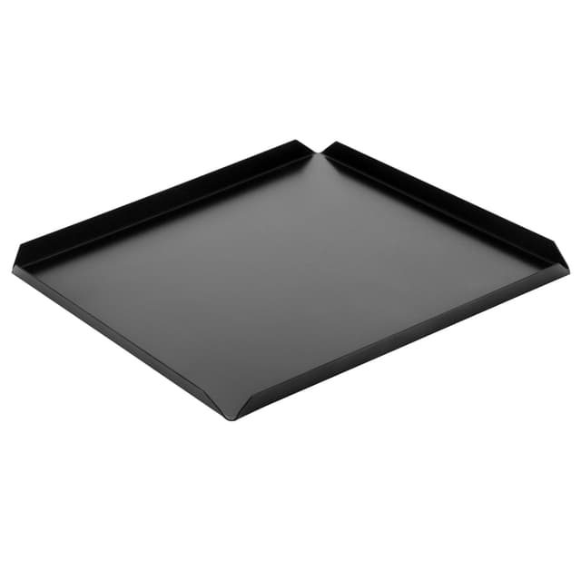 (5 Stück) Konditorei- & Präsentationsplatte aus Aluminium - 170x170x10mm  Schwarz