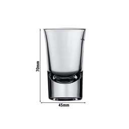 (12 Stück) - Schnapsglas Mammoet  - BUDGETLINE - 35 ml