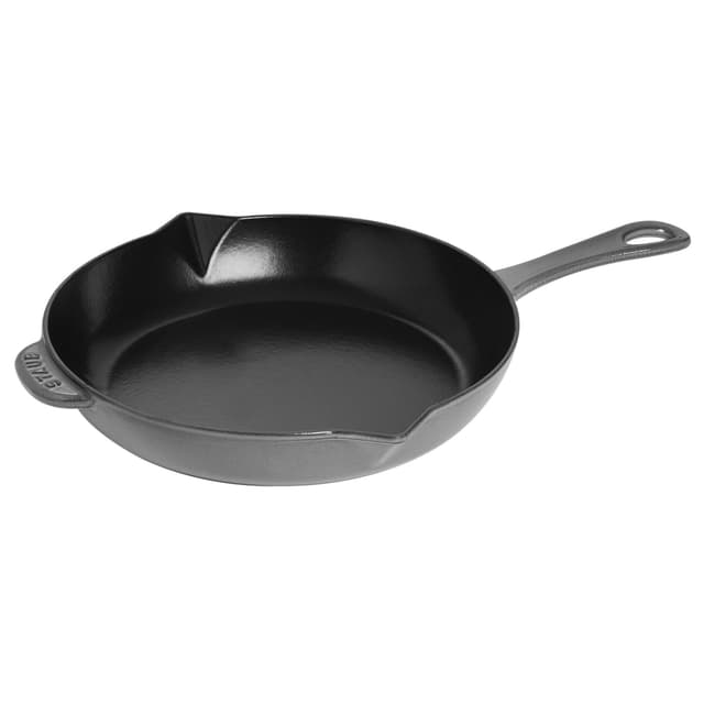 STAUB | PANS - Bratpfanne mit Ausgießnase - Ø 260mm - Gusseisen - Graphit-Grau