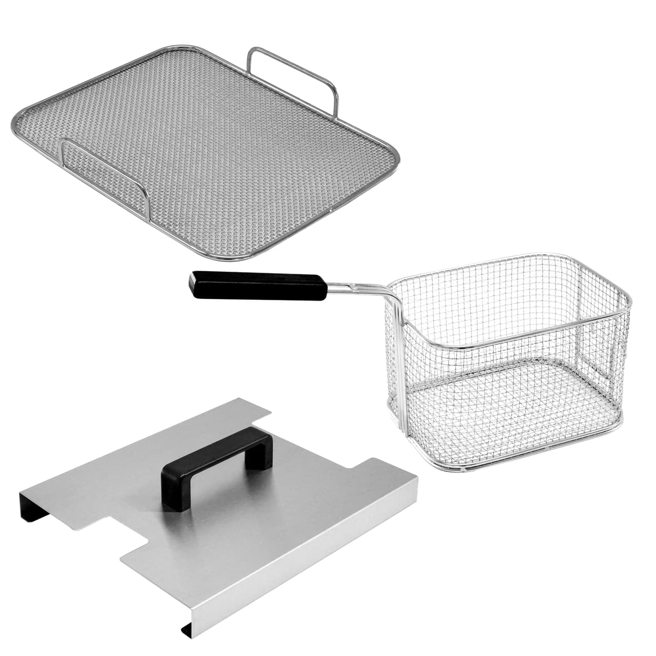 Induktions-Fritteuse - 8 Liter - 3,5 kW - mit automatischer Korbanhebung