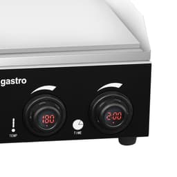 Elektrogrill Bratplatte - 2,2KW - Glatt - digitales Display