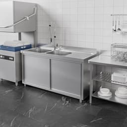 Spülschrank ECO - 2000x600mm - mit 2 Becken links