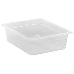 (6 Stück) CAMBRO | CAMWEAR® -  Polypropylen GN 1/2 Behälter - milchig - Tiefe: 100mm