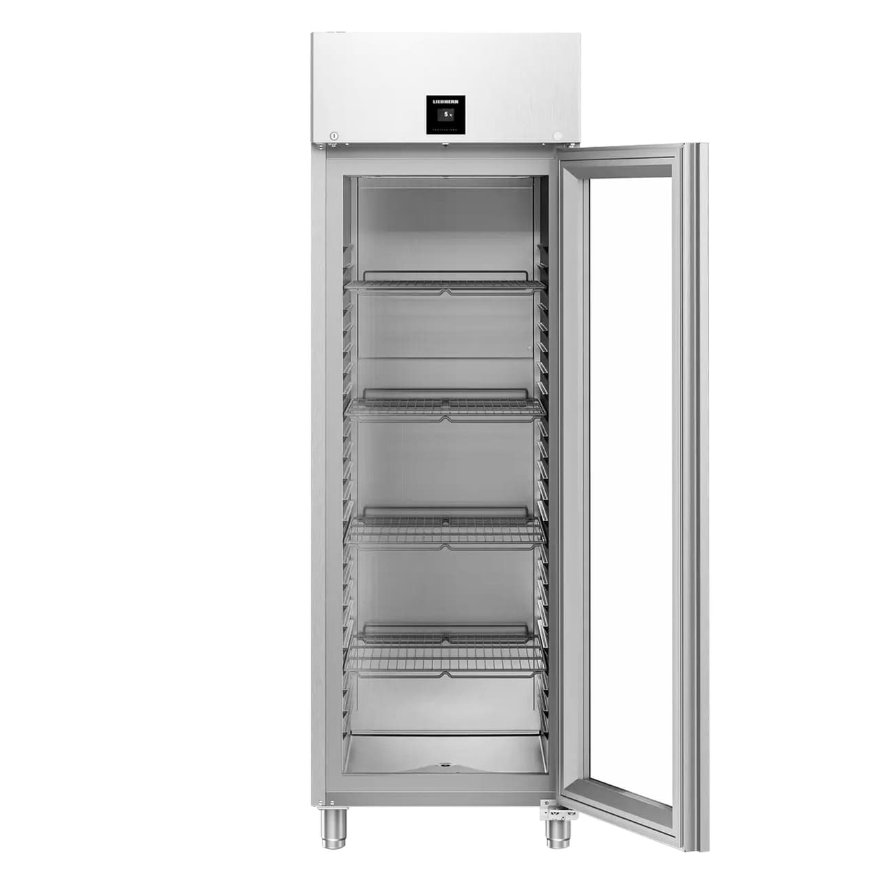 LIEBHERR | Kühlschrank Edelstahl PERFECTION - 486 Liter - GN 2/1 - Innen Edelstahl - mit 1 Glastür