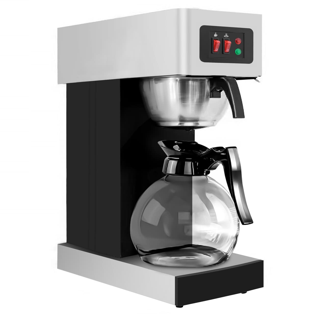 Filterkaffeemaschine - 1,8 Liter - 2 kW - inkl. 2 Glaskannen