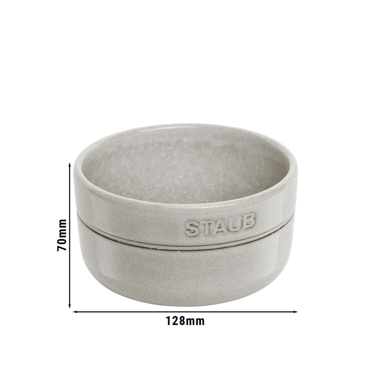 STAUB | DINING LINE - Schüssel - Ø 120mm - Keramik - Weisser Trüffel