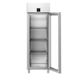 LIEBHERR | Kühlschrank Edelstahl PERFORMANCE - 486 Liter - GN 2/1 - Innen Edelstahl - mit 1 Glastür