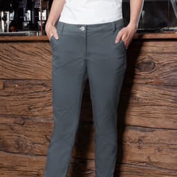 (6 Stück) KARLOWSKY | Damen 5-Pocket-Hose - Anthrazit - Größe: 40