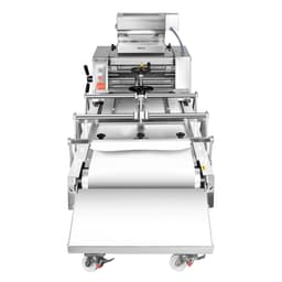 Bäckerei-Teigausrollmaschine - für Pizza- & Brotteig - 2 Zylinder - 550 Watt - bis zu 2500 Stk/h