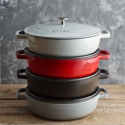 STAUB | BRAISERS - Bräter mit Chistera Drop-Structure - 240mm - Gusseisen - Schwarz