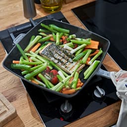 STAUB | GRILL PANS - American Grill - 300x300mm - Gusseisen - Graphit-Grau