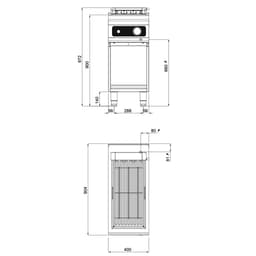 Elektrogrill - 5,4 kW - Bflex Digital