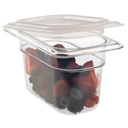 (6 Stück) CAMBRO | CAMWEAR® -  Polypropylen GN-Deckel 1/9 - luftdicht - milchig