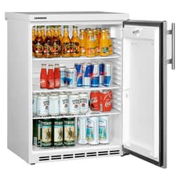 LIEBHERR | Unterbau-Kühlschrank Edelstahl PREMIUM -  160 Liter - mit 1 Tür - Weiß