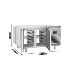 Bäckereikühltisch Premium PLUS - 1618x800mm - mit Durchreiche