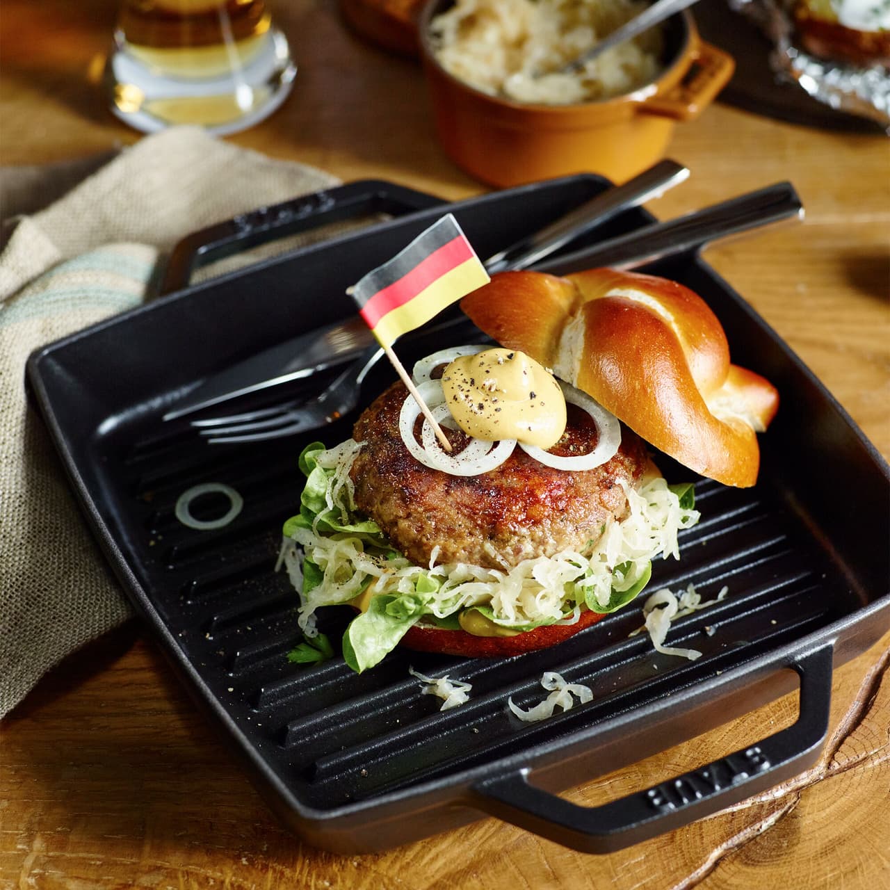 STAUB | GRILL PANS - Grillpfanne - 330x330mm - Gusseisen - Schwarz