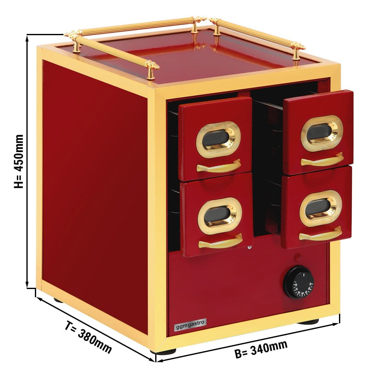 Warmhaltebox für Mandel und Nüsse