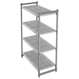 CAMBRO | Camshelving® - Basics Plus Grundregal - 1375mm - mit geschlitzten Regalböden