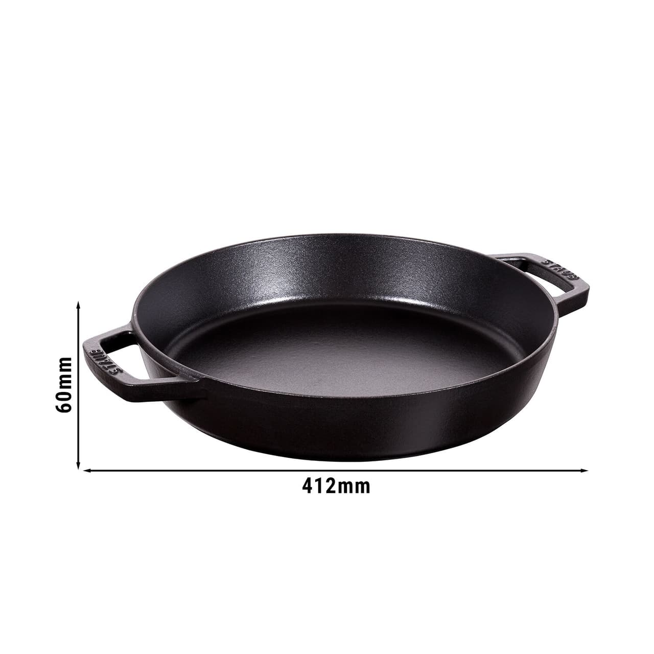 STAUB | PANS - Paella Pfanne - Ø 340mm - Gusseisen - Schwarz