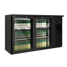 Bar- & Getränkekühltisch Premium - 1435x528mm - 260 Liter - mit 2 Glastüren