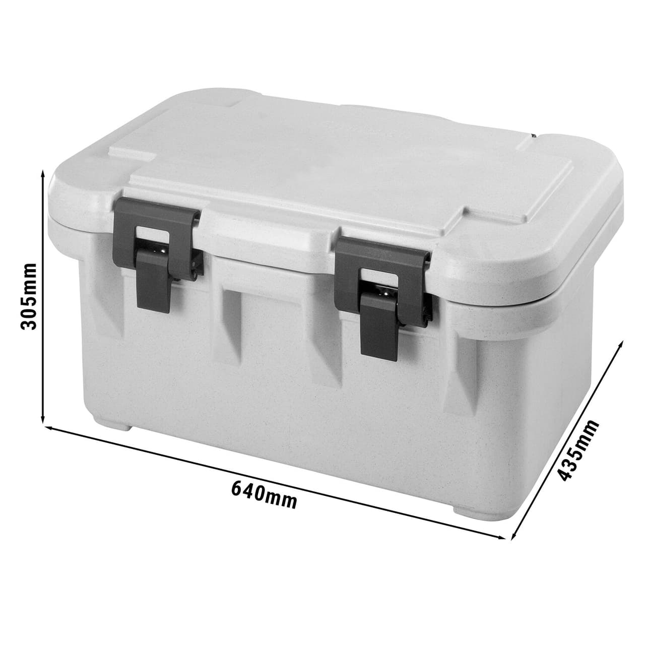 CAMBRO | ULTRA CAMTAINERS® - Thermobehälter 23,2 Liter - für 1x GN 1/1 - Grau gesprenkelt