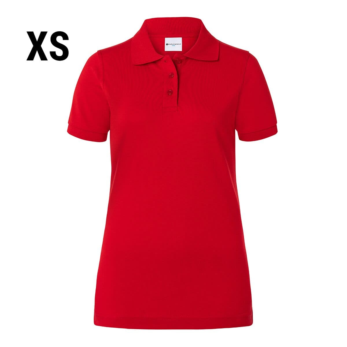 KARLOWSKY | Damen Workwear Poloshirt Basic - Rot - Größe: XS