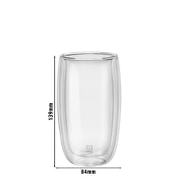 ZWILLING | SORRENTO - Latte Macchiato Glasset - 350 ml - 2-tlg