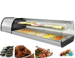 Tapas-Kühlvitrine Premium PLUS - 4x GN 1/3 - mit Zwischenglas