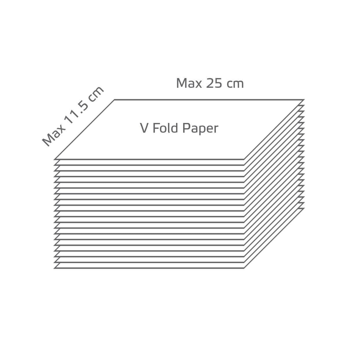 Papierhandtuchspender - für 800 Handtücher - Edelstahl