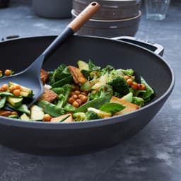 STAUB | SPECIALITIES - Wok mit Glasdeckel - Ø 300mm - Gusseisen - Graphit-Grau