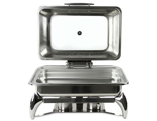 Chafing Dish - GN 1/1 - mit Soft-Close-Glasdeckel