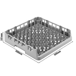 CAMBRO | CAMRACK® - Offener Dornspülkorb 1/1 - für Tabletts - 500x500mm - Grau