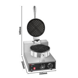 Waffeleisen - Einzeln - 1,3 kW - Form: Rund - Ø 180mm