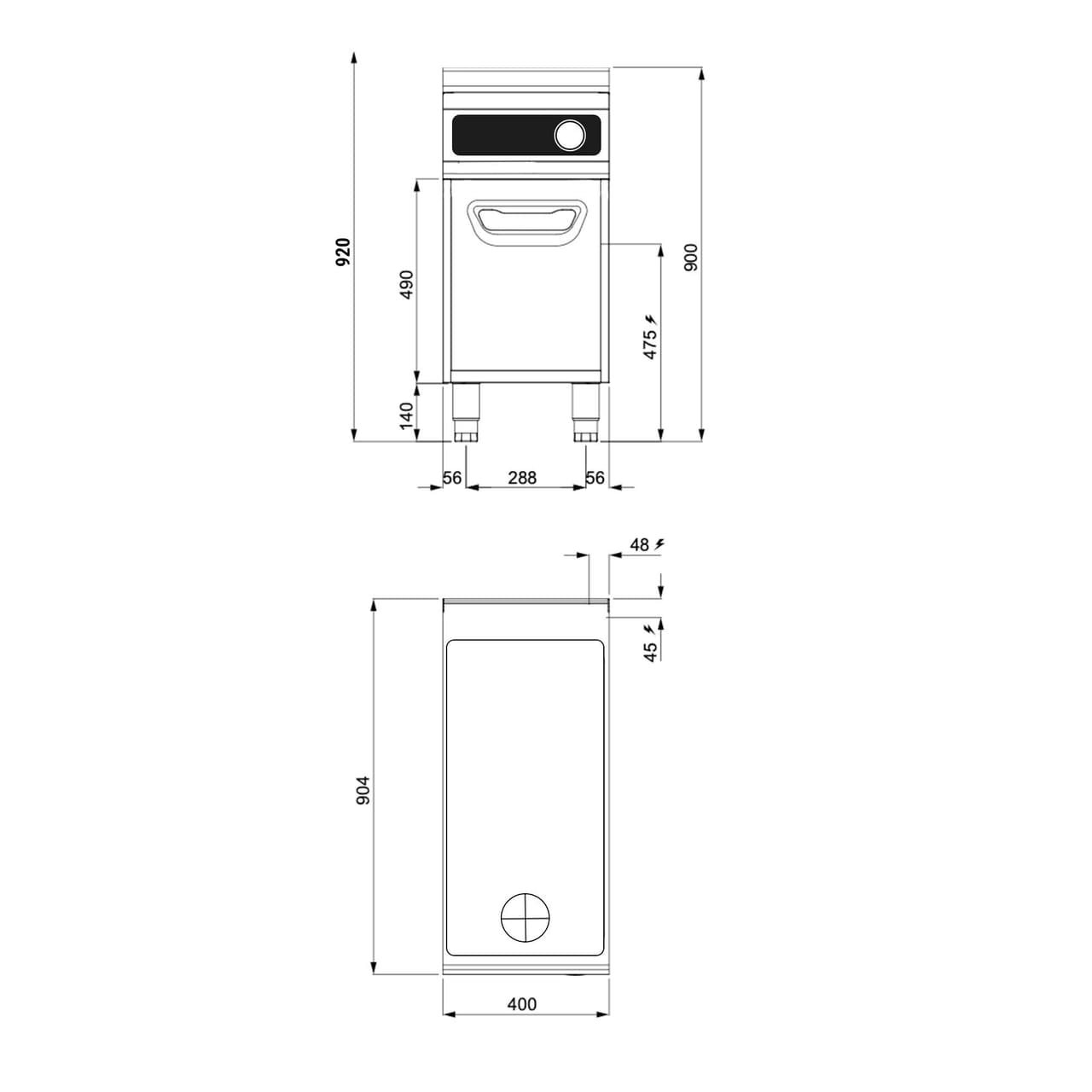 Elektro Multifunktionsbräter - 4,8 kW - 11,5 Liter - Bflex Digital