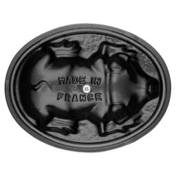 STAUB | LA COCOTTE - Cocotte - Schweinedeckel - oval - 170mm - Gusseisen - Graphit-Grau