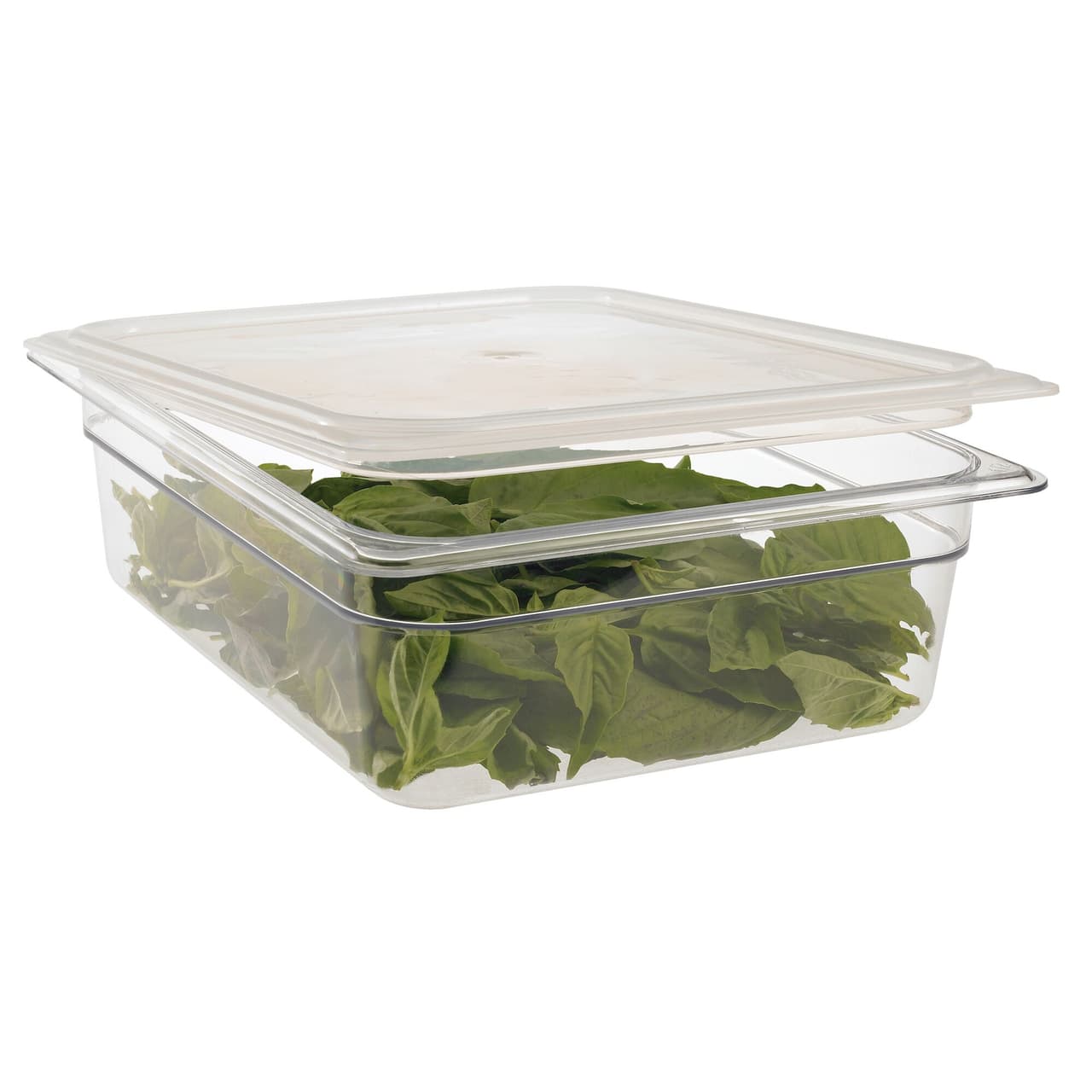 (6 Stück) CAMBRO | CAMWEAR® -  Polypropylen GN-Deckel 1/2 - luftdicht - milchig