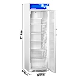 LIEBHERR | Getränkekühlschrank COMFORT - 385 Liter - mit 1 Glastür, Werbedisplay & LED-Leiste - Weiß