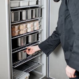 Lagertiefkühlschrank Edelstahl ECO - 400 Liter - mit 1 Tür