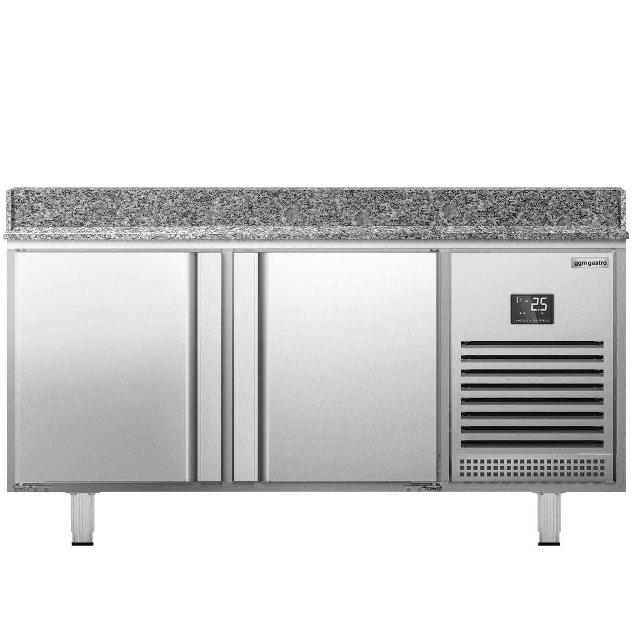 Pizzakühltisch Premium PLUS - 1490x700mm - mit 2 Türen