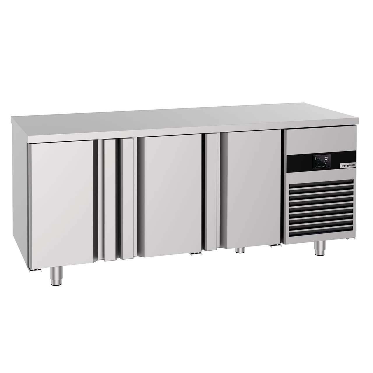 Bäckereikühltisch PREMIUM - 2100x800mm - mit 3 Türen