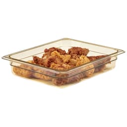 (6 Stück) CAMBRO | H-PAN™ -  Hitzebeständige GN 1/2 Behälter - Bernstein - Tiefe: 65mm