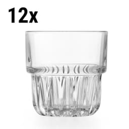 (12 Stück) Allzweck Trinkglas - EVEREST - 266 ml - Transparent