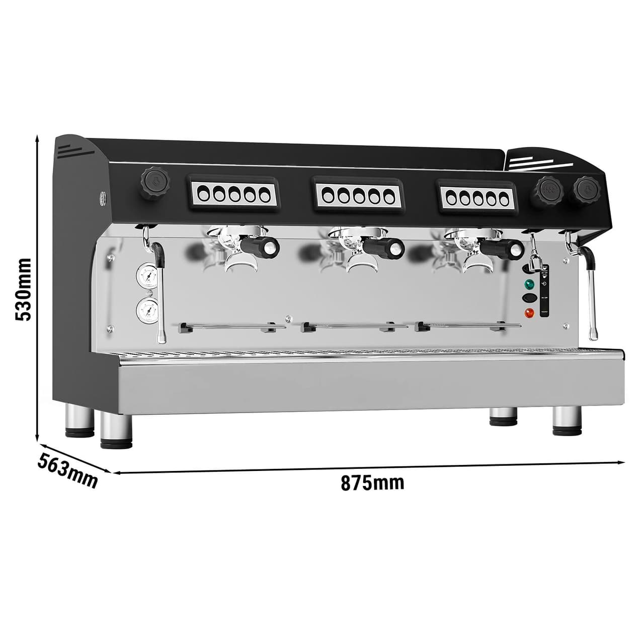 Siebträgermaschine - 3 Gruppig - inkl. Preinfusiuonssystem