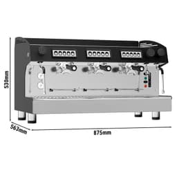 Siebträgermaschine - 3 Gruppig - inkl. Preinfusiuonssystem