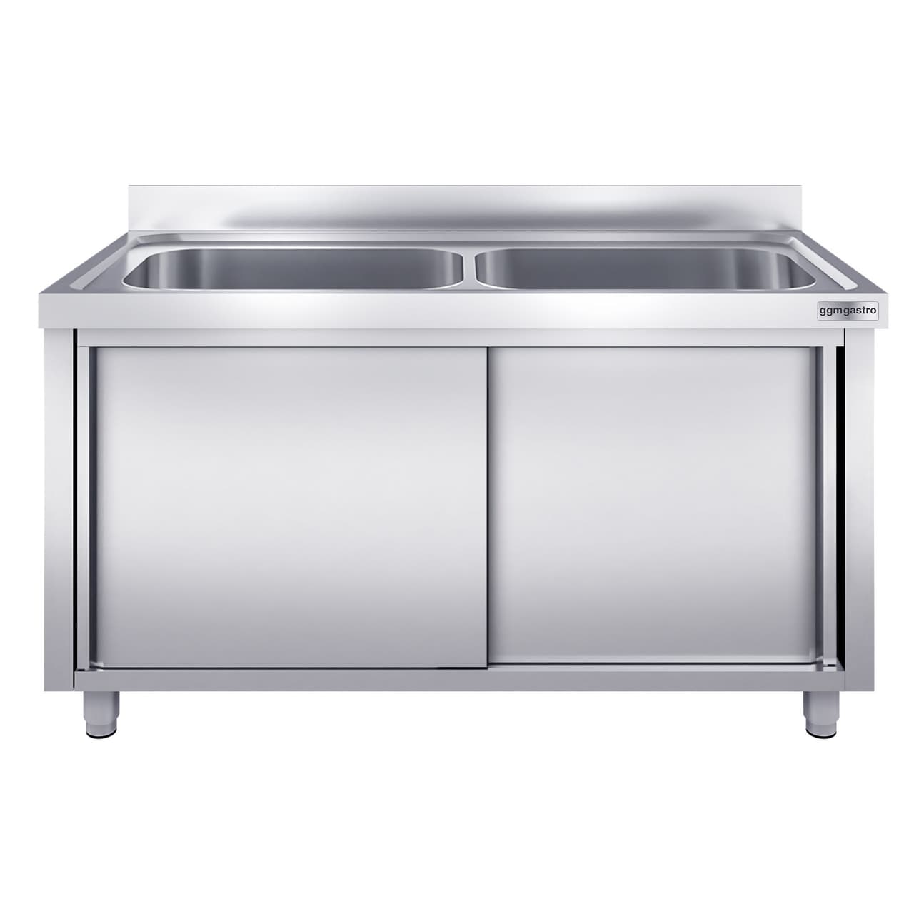 Topfspülschrank - 1800x700mm - mit 2 Becken