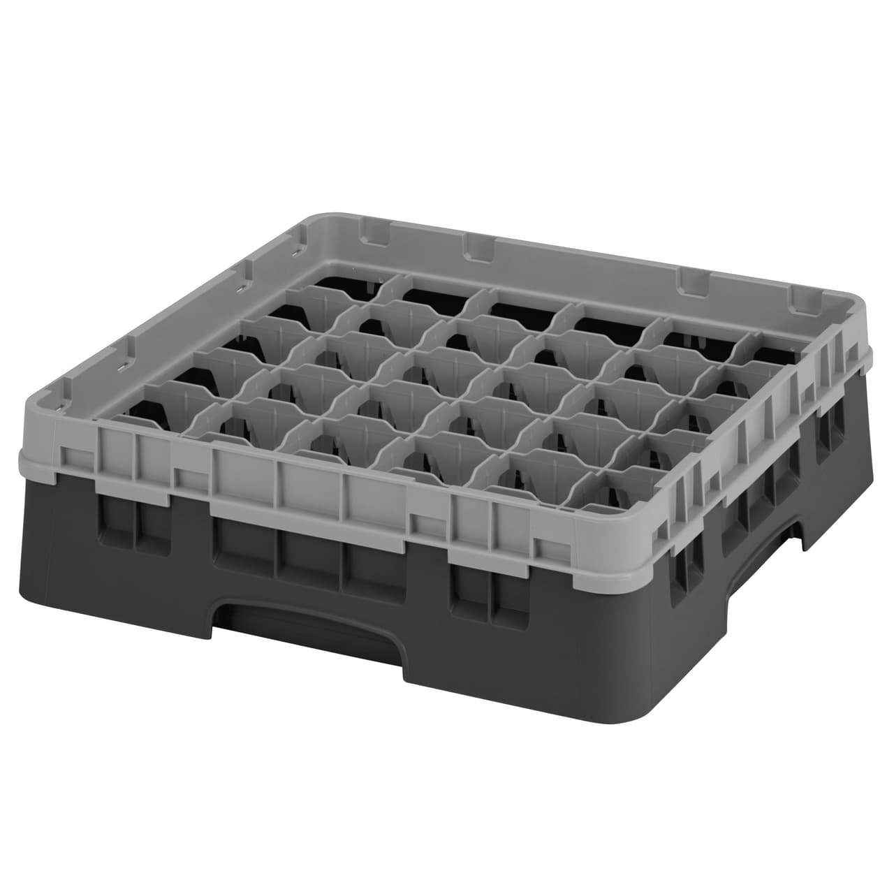 CAMBRO | CAMRACK® - Gläserspülkorb 1/1 - 36 Fächer - mit 1 Extender - 500x500mm - Schwarz