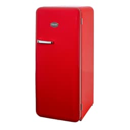 GASTRO-COOL | Retro-Kühlschrank - 300 Liter - 1 Tür - Rot