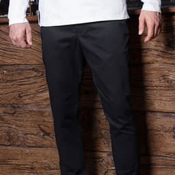 KARLOWSKY | Herren Chinohose Modern-Stretch - Schwarz - Größe: 60