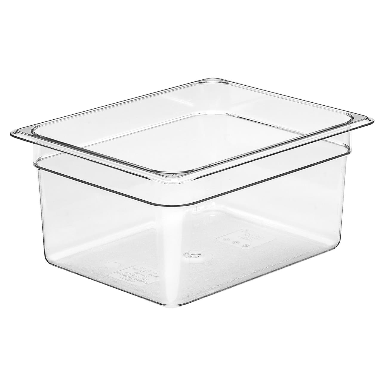 (6 Stück) CAMBRO | CAMWEAR® -  Polycarbonat GN 1/2 Behälter - Clear - Tiefe: 150mm